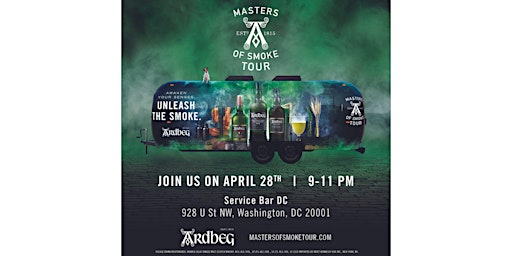 Hauptbild für Ardbeg Masters of Smoke Tour Comes to Washington, DC