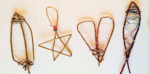 FREE! Mini Make Willow Weaving Star, Bird or Heart  primärbild