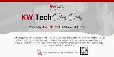 Imagen principal de KW Tech - Doing Deals [June 2024]