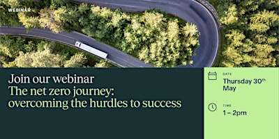 Image principale de The net zero journey: overcoming the hurdles to success