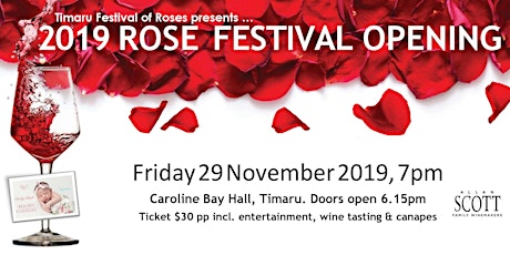 Rose Festival Opening Function and Wine Tasting with Allan Scott primary image