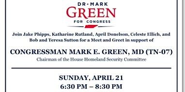 Congressman Mark Green, MD (TN-07) primary image