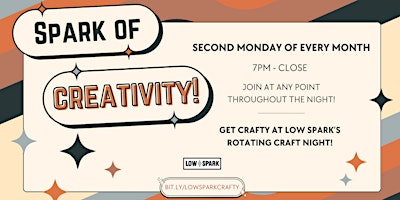Primaire afbeelding van Spark of Creativity: Craft Night at Low Spark