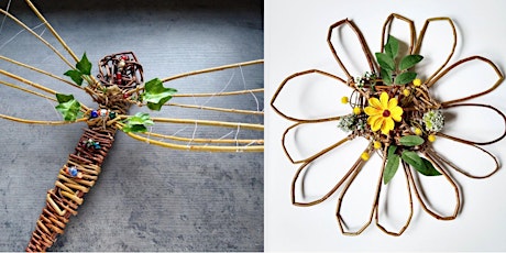 Willow Weaving Class: Daisy or Dragonfly (Deposit)