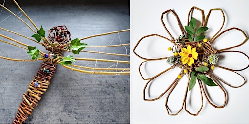 Willow Weaving Class: Daisy or Dragonfly (Deposit)  primärbild
