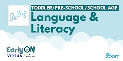 Toddler/School Age Language and Literacy - Ocean Clean Up primary image