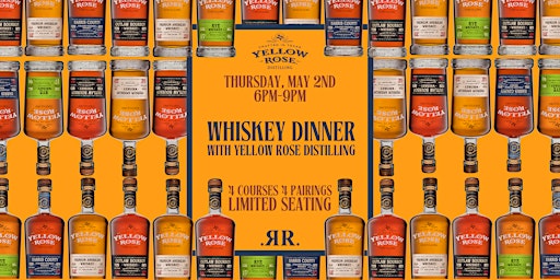 Immagine principale di Whiskey Dinner with Yellow Rose Distilling 