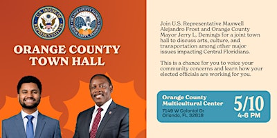 Imagem principal do evento Orange County Town Hall