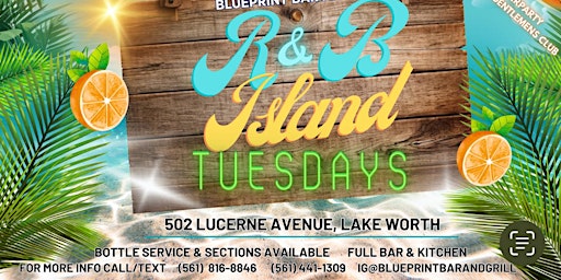 R and B Island at Blueprint Bar & Grill primary image