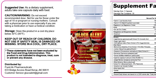 Gluco Alert Blood Sugar Support Reviews & Cost 2024- Work Or Not?