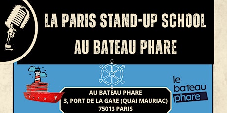 La Paris Stand-Up School fait son show au Bateau Phare