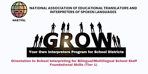 Imagen principal de Orientation to School Interpreting (Tier 1) - Foundational Skills