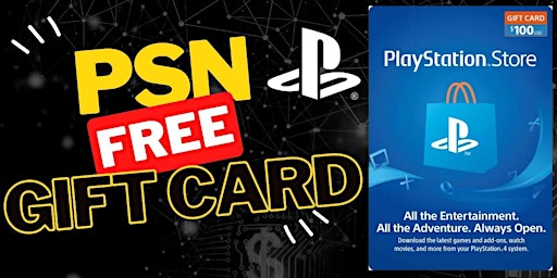 [GET FREE] PSN Gift Cards Codes Generator 2024 Free PSN Codes primary image