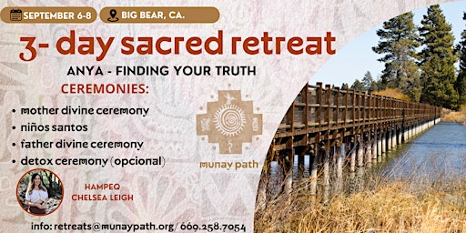Imagem principal do evento SACRAMENT RETREAT - BIG BEAR, CA.