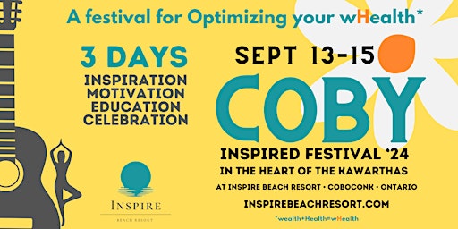 COBY Inspired Festival - September 13-15 primary image