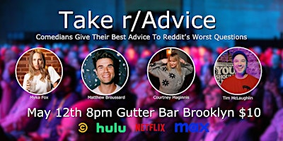 Image principale de Take r/Advice A Live Reddit Advice Show