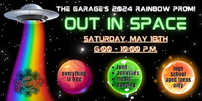 Imagem principal do evento Garage Rainbow Prom 2024: OUT IN SPACE