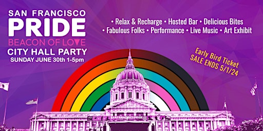 Image principale de 2024 San Francisco Pride Party at City Hall