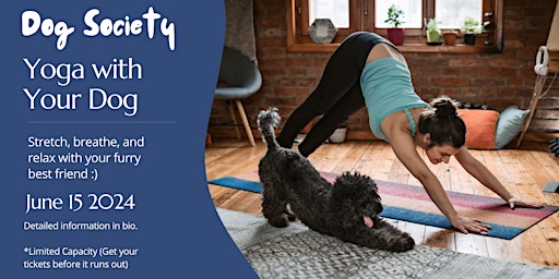 Image principale de Bring Your Dog Yoga (Promo: Bring One Additional Friend for FREE)