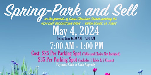 Imagem principal do evento Spring Park and Sell