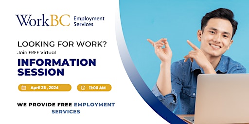 Image principale de WorkBC Midtown FREE Information Session on Employment Services