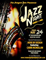 Imagen principal de The Burger Bar Presents...Jazz Night