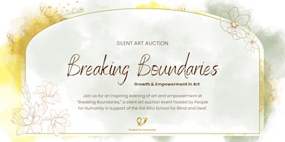 Primaire afbeelding van Silent Art Auction | Breaking Boundaries: Growth & Empowerment in Art