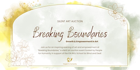 Silent Art Auction | Breaking Boundaries: Growth & Empowerment in Art