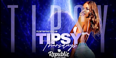 Imagen principal de Tipsy Thursdays: Girls' Night Out Bash at Republic Latin Fusion!