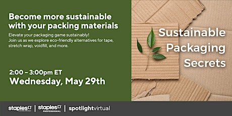 Become more sustainable with your packing materials primary image