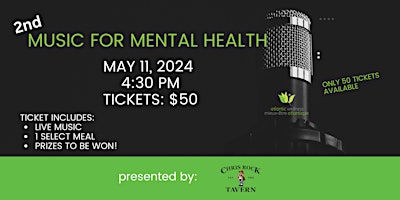 2nd Annual Music for Mental Health primary image