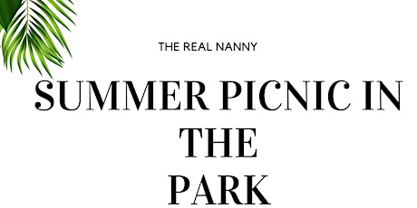 Summer Picnic In The Park