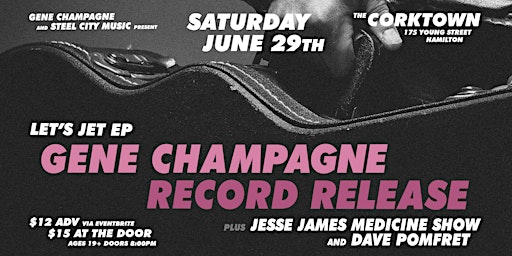 Imagem principal do evento Gene Champagne Record Release