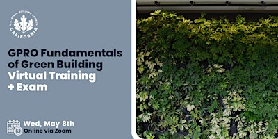 Hauptbild für GPRO Fundamentals of Building Green Virtual Training + Exam