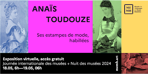 Primaire afbeelding van JIM+Nuit des Musées 2024 : Anaïs Toudouze – ses estampes de mode, habillées