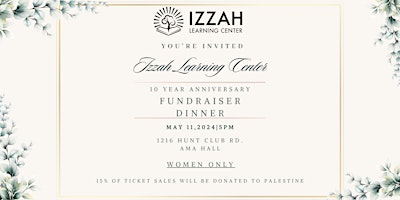 Imagen principal de Izzah Learning Center Fundraising Dinner