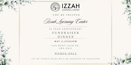 Izzah Learning Center Fundraising Dinner