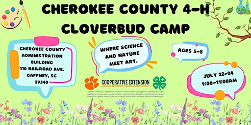 Cherokee County Cloverbud Day Camp primary image