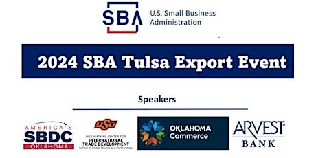 2024 SBA Tulsa Export Event: Small Business Resources for Exporting