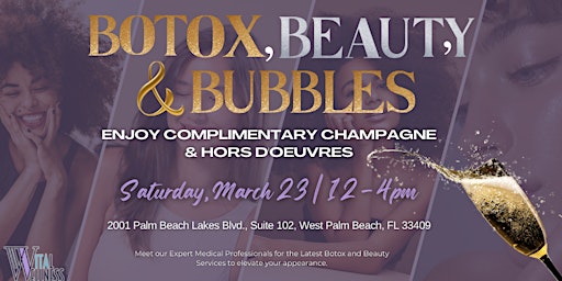 Immagine principale di Botox, Beauty, and Bubbles at Vital Vita Wellness & Med Spa 