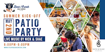 Summer Kick-Off Patio Party at Bear Creek Golf Center primary image