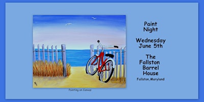 Paint Night at the Fallston Barrel House primary image