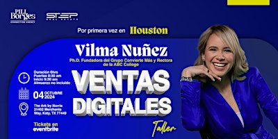 Imagem principal do evento Taller de Ventas Digitales con Vilma Nunez