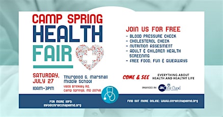 Camp Spring Health Fair