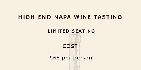 High End Napa Tasting