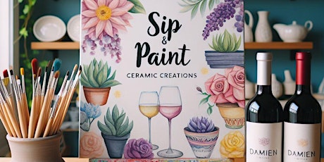Sip & Paint Ceramic Creations with Artist, Ben Wood