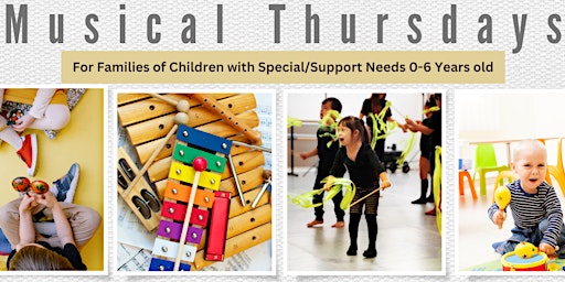 Primaire afbeelding van Musical Thursdays and Open Play for children with Special/Support Needs