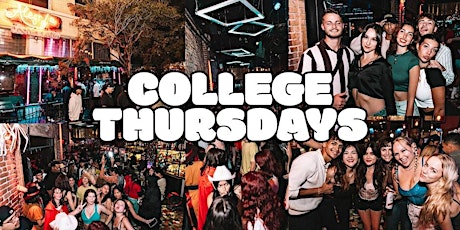 College Thursdays 18+ inside Alegria Nightclub in downtown Long Beach, CA!
