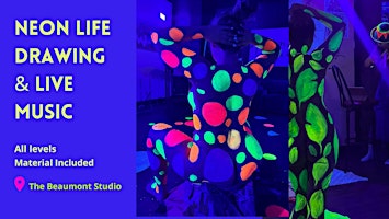 Neon Life Drawing & LIVE Music primary image