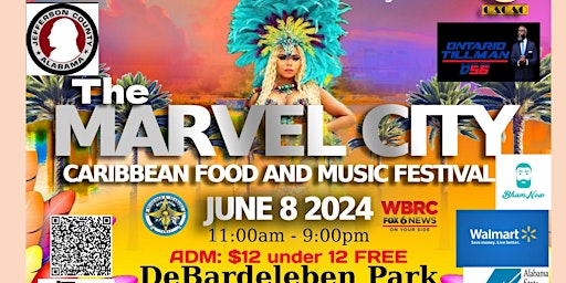 Image principale de The Marvel City Caribbean Food and Music Festival